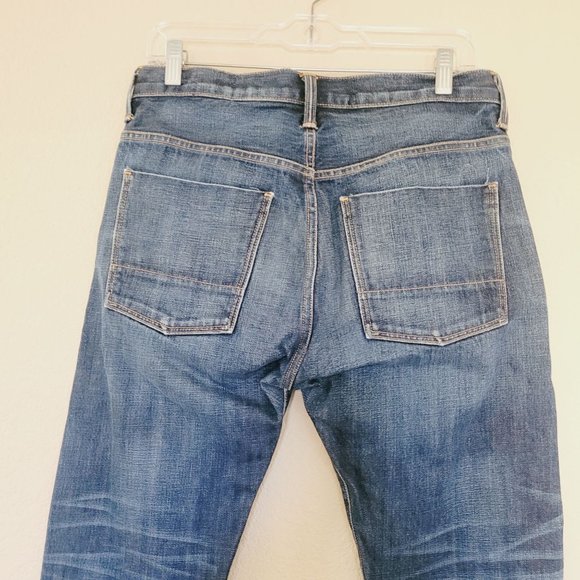 Vince Denim Womens High Rise Crop Jean Size 27 Button Fly Raw Hem - Picture 6 of 7